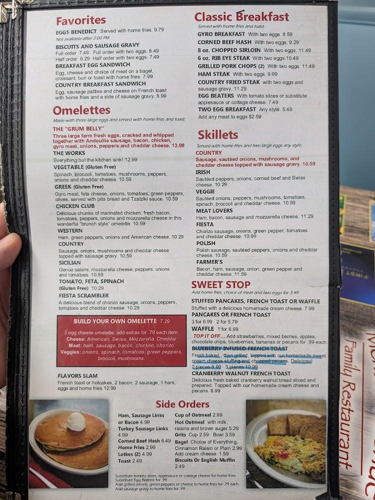 Mentor Ave Family Restaurant Menu image 1