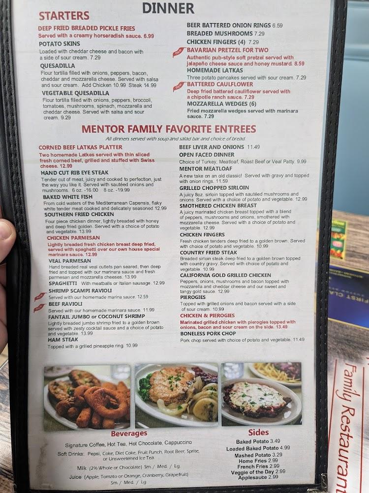 Mentor Ave Family Restaurant Menu image 2